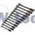 Draper Expert HI-TORQ® Metric Flexible Head Ratchet Combination Spanner Set, Black (12 Piece)