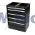 BUNKER® Modular Floor Cabinet, 5 Drawer, 680mm