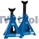 Pair of Pneumatic Rise Ratcheting Axle Stands, 5 Tonne
