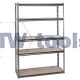 Heavy Duty Steel Shelving Unit, 5 Shelves, L1220 x W450 x H1830mm