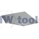 BUNKER® Modular Stainless Steel Worktop for Corner Cabinet, 865mm