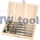 Hollow Square Mortice Chisel and Bit Set (5 Piece)
