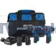Draper Storm Force® 10.8V Power Interchange Combi Drill and Rotary Drill Twin Kit, 3 x 1.5Ah Batteries, 1 x Charger, 1 x Bag