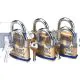 Solid Brass Padlocks with Hardened Steel Shackle, 60mm (Pack of 6)